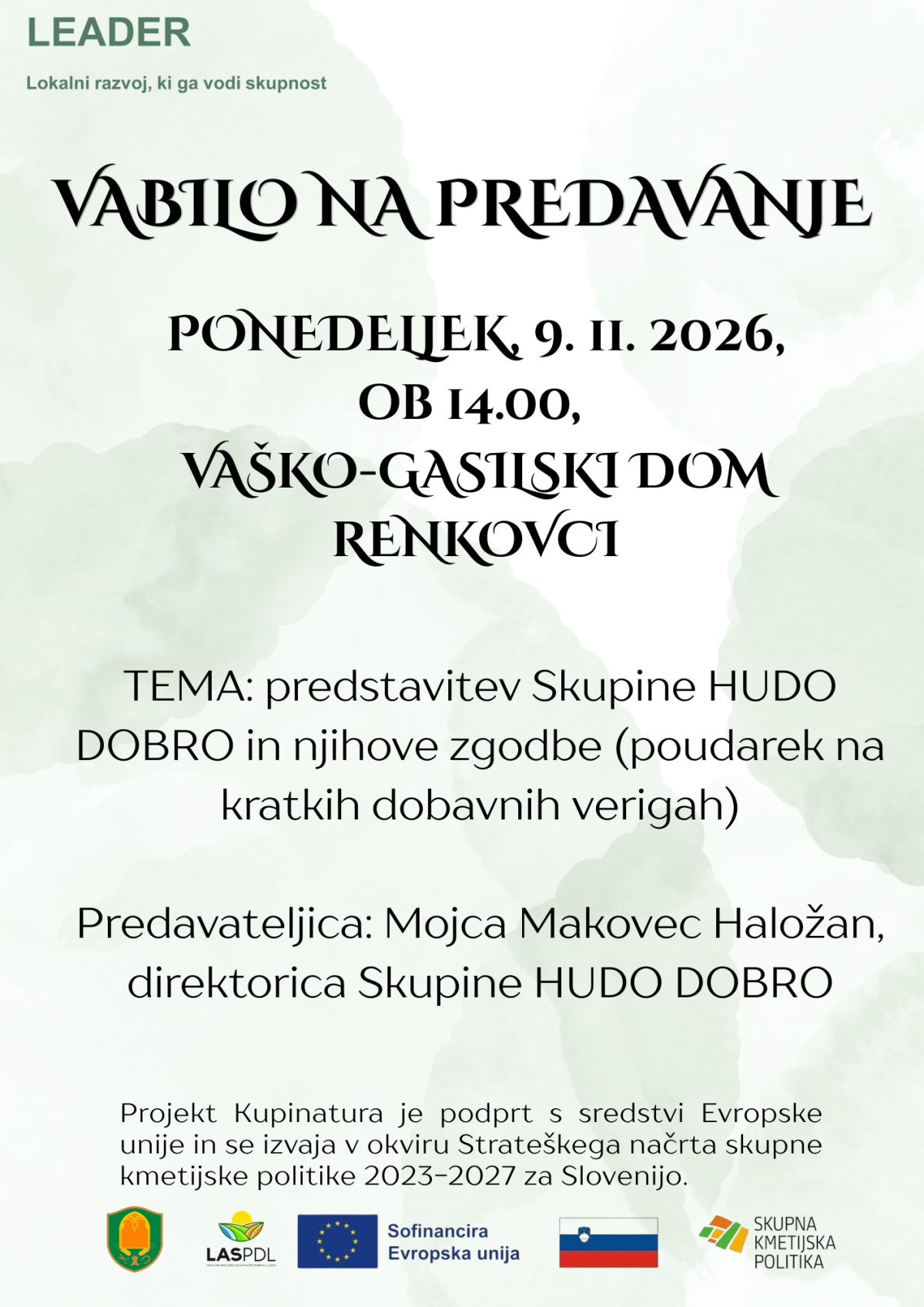 Kupinatura - vabilo